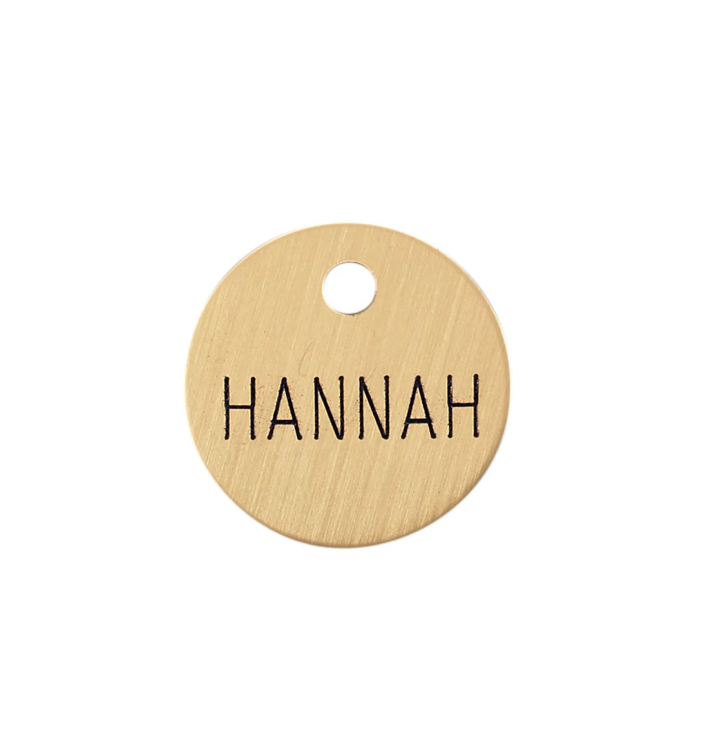 1'' Round Halter Tag