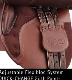 Bates Caprilli Close Contact Classic Forward Flap Saddle