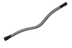 Collegiate® Curved Silver Chain Browband