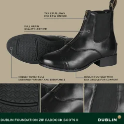 Dublin® Ladies’ Foundation Zip Paddock Boots II