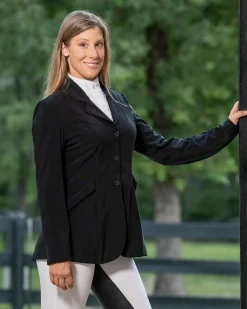 FITS® Ladies’ Zephyr II Black Mesh Hunt Coat