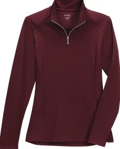 IconEQ™ Ladies’ Lux Long Sleeve Solid Shirt