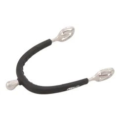 Metalab Round Head Rubber Covered Spurs - Large Cup
