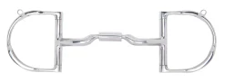 Myler® Low Port Medium D-Ring MB 04 with Hooks