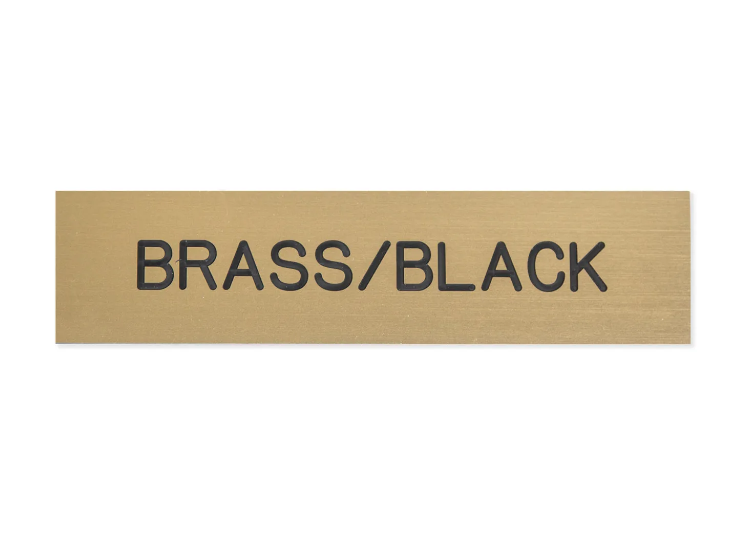 Plastic Stall Plate with Holder - 2 lines
