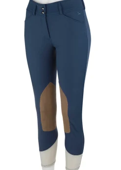 R.J. Classics Ladies’ Anna Mid-Rise Front-Zip Knee-Patch Breech