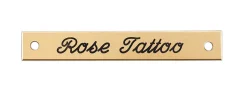 Small Beveled Edge Halter Nameplate