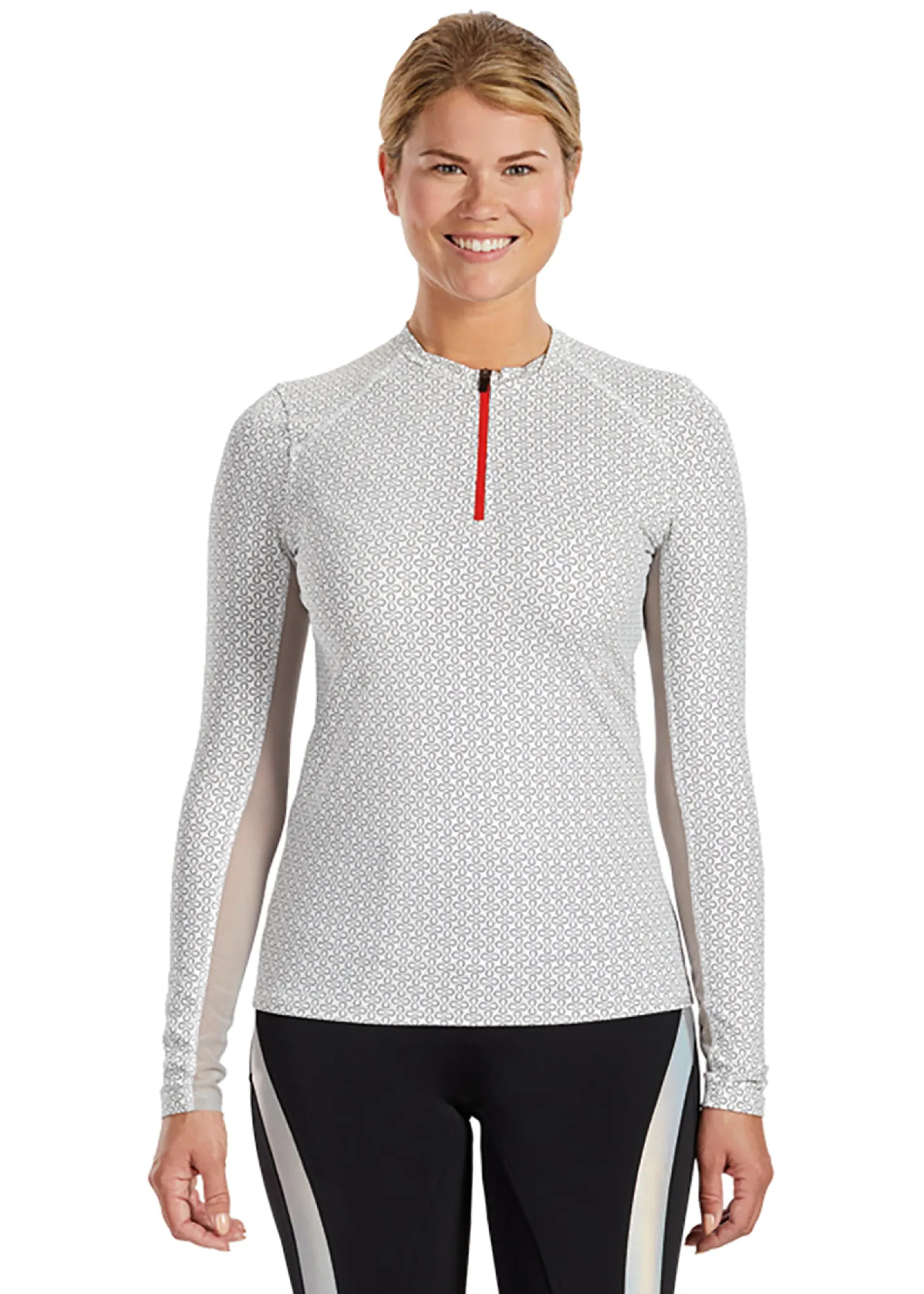 Stride™ CoolBlast® 100 Ladies’ Print Long Sleeve Shirt