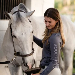 TKEQ Ladies’ Crest Sustainable Long Sleeve Shirt