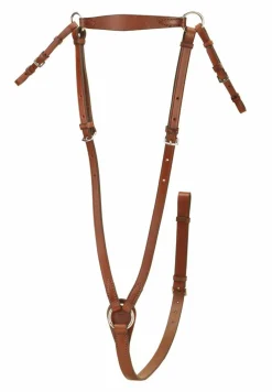 Tory Leather Company Heavy-Duty Hunt Breastplate with Stainless Steel