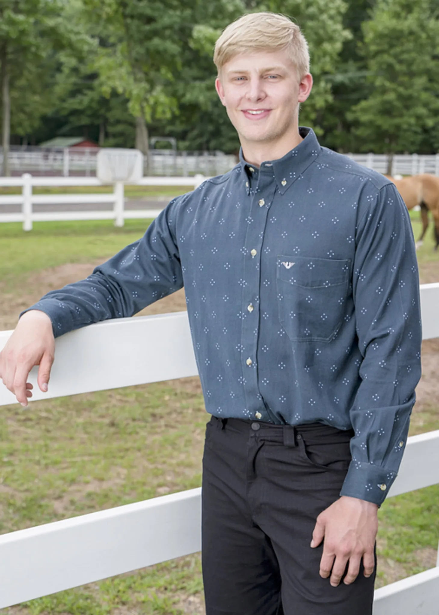 TuffRider® Men’s Voltage Print Work Shirt